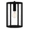 Quoizel Hazel 1-Light Earth Black Outdoor Hanging Lantern HAZ1909EK - alternate 5